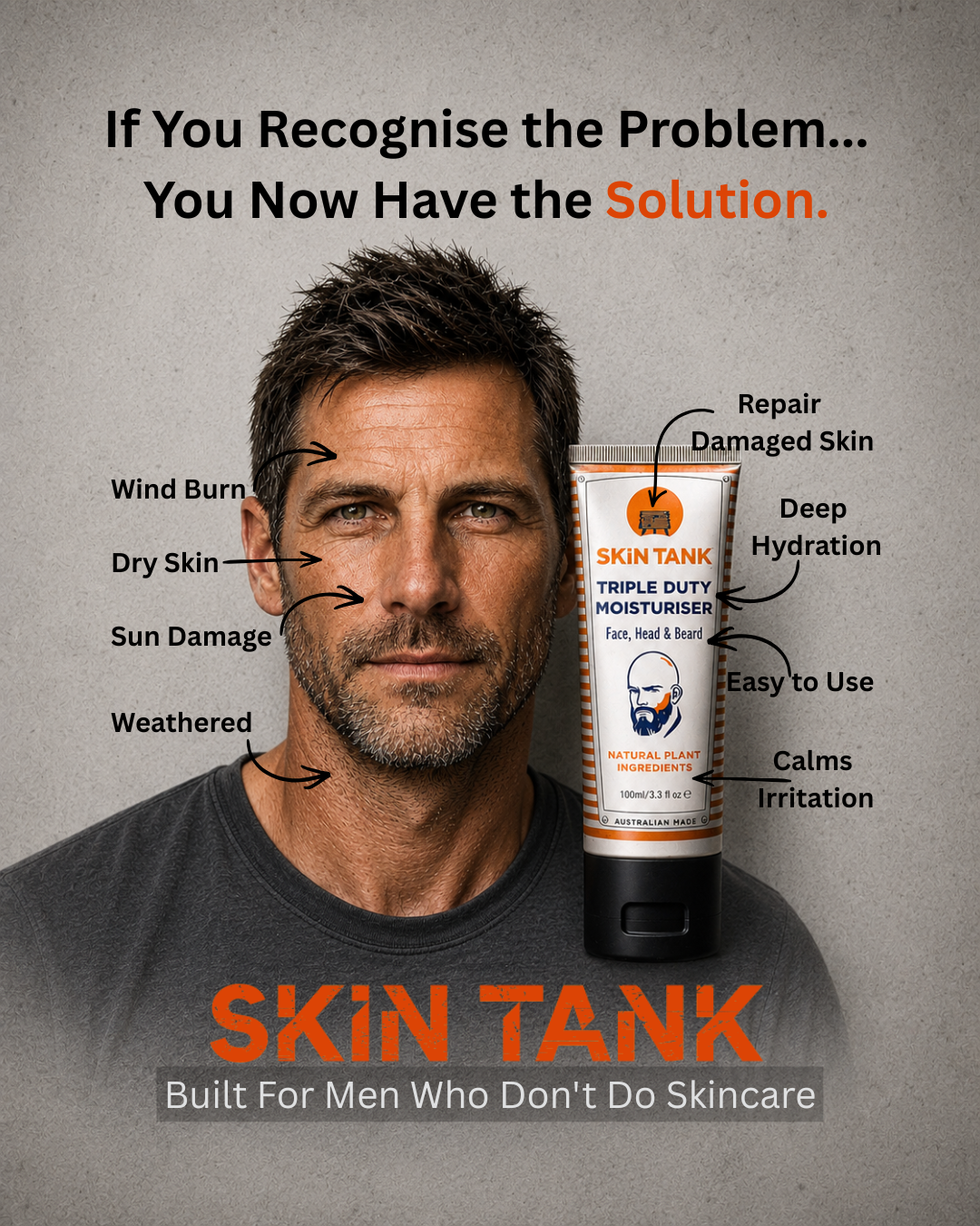 Skin Tank Triple Duty Moisturiser