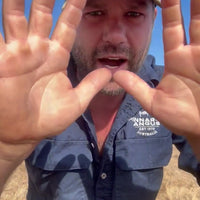 Farmer's hands after using Skin Tank moisturiser - tough skin care for working hands