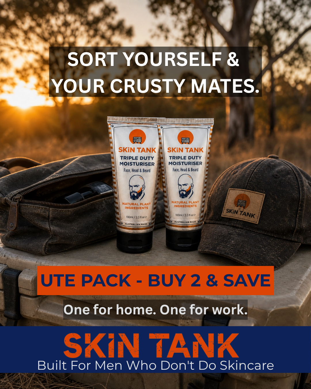 Skin Tank Triple Duty Moisturiser